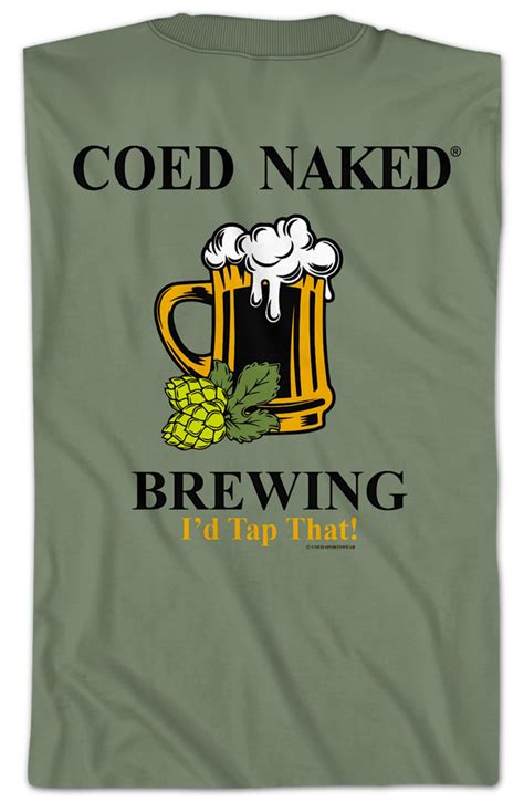 coed naked t shirt|Coed Naked Brewing T